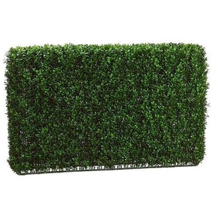 Allstate Floral LPB255-GR-TT 24 In. Hx7 In. Wx36 In. L Boxwood Hedge Two Tone Green